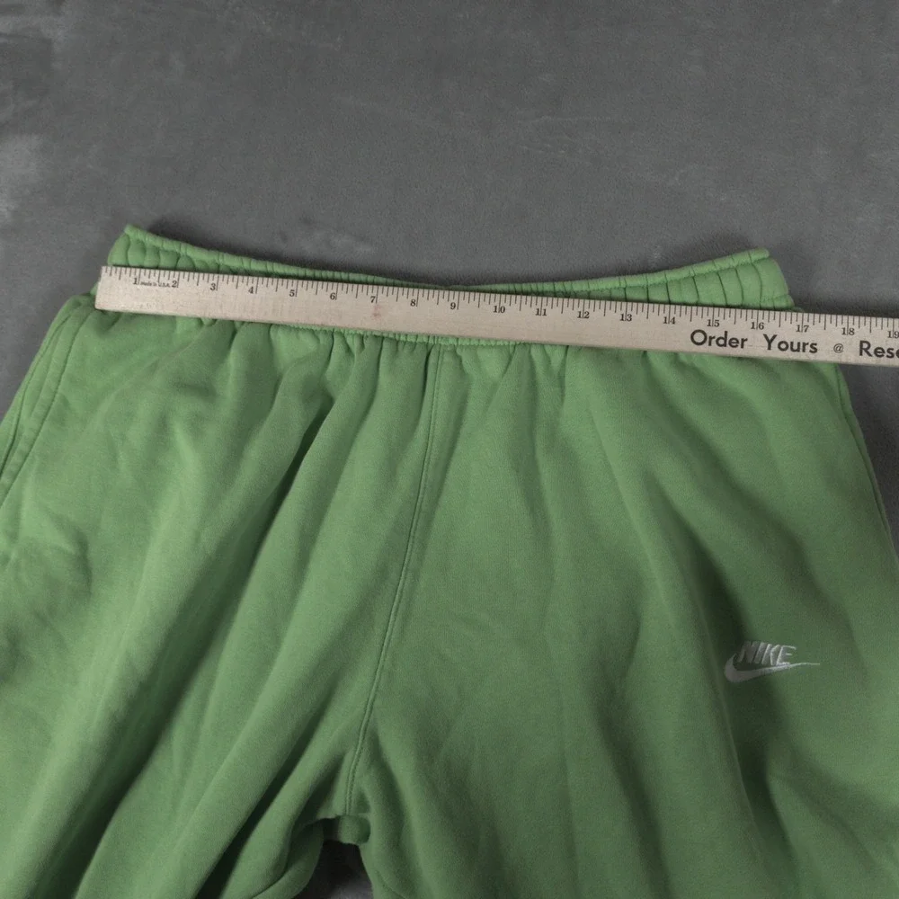 Nike Club Fleece Sweatpants Mens XXL Green Neon BV2671 304 Jogger Tapered Gym
